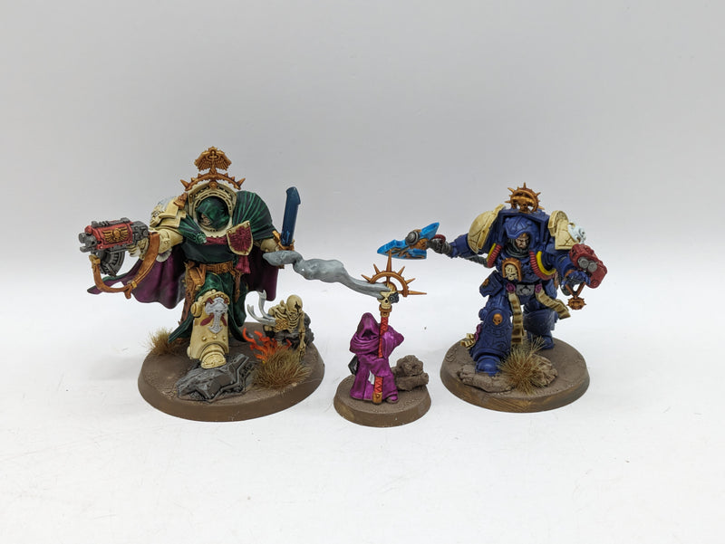 Warhammer 40k: Space Marines Dark Angels Belial and Terminator librarian (AJ014)
