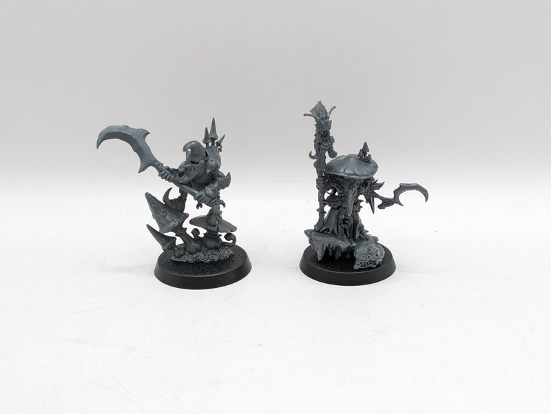 Warhammer Age of Sigmar: Glooomspite Gitz Fungoid Cave-Shaman Snazzgar Stinkmullett and Loonboss (AL011)