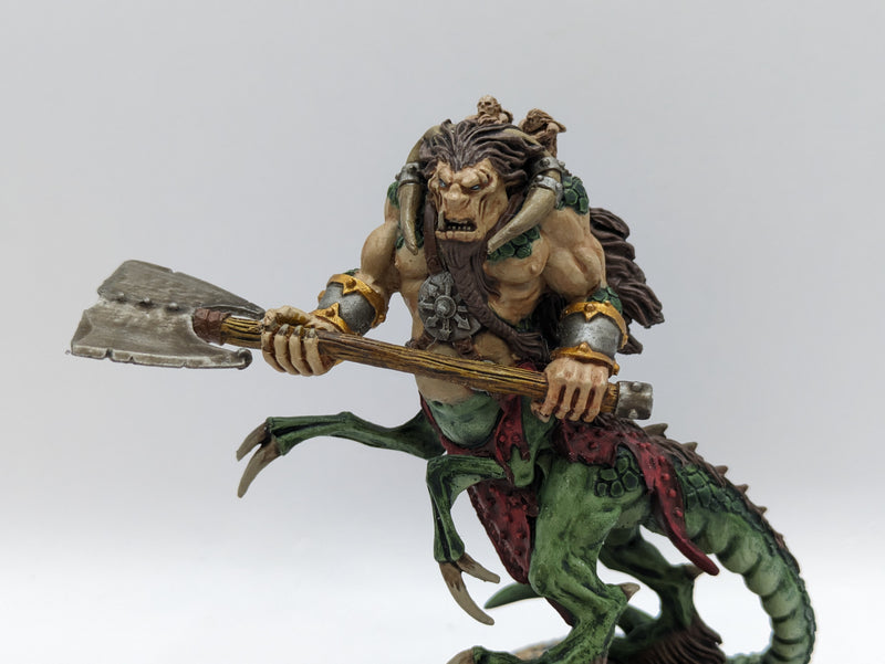 Warhammer The Old World: Beastmen Dragon Ogre Shaggoth Finecast (AE112)