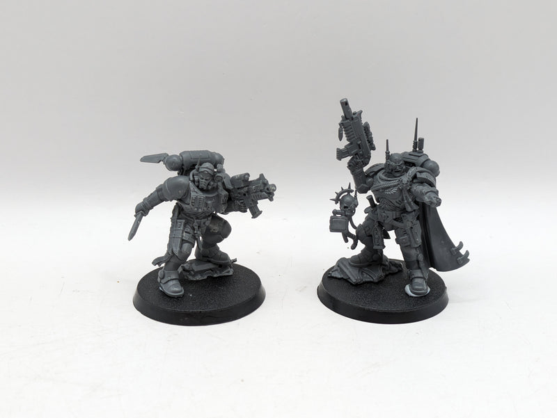 Warhammer 40k: Space Marine Phobos Captain and Lieutenant (AT210)