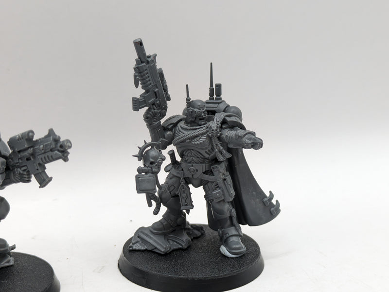 Warhammer 40k: Space Marine Phobos Captain and Lieutenant (AT210)