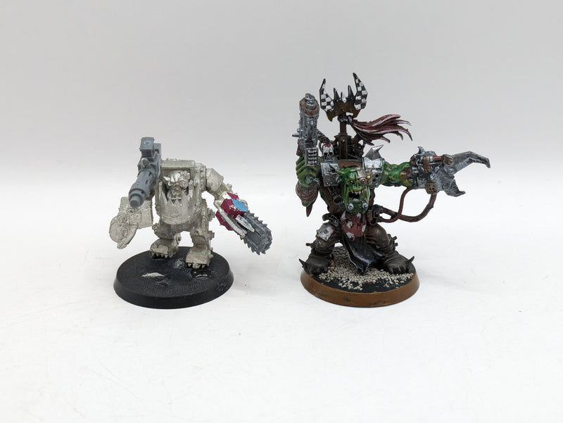 Warhammer 40k: Ork Warboss and Metal Mega Nobz (BC095)