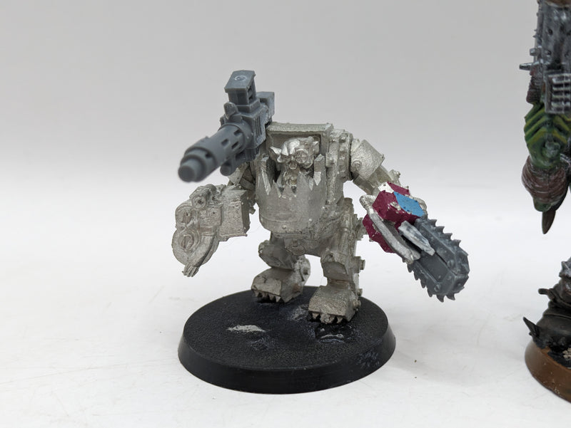 Warhammer 40k: Ork Warboss and Metal Mega Nobz (BC095)