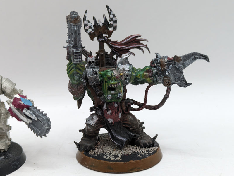 Warhammer 40k: Ork Warboss and Metal Mega Nobz (BC095)