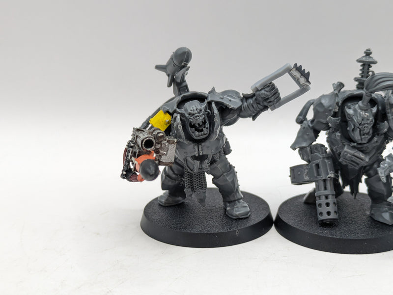 Warhammer 40k: Orks Converted Nobz/ Mega Armour Nobz (AW013)