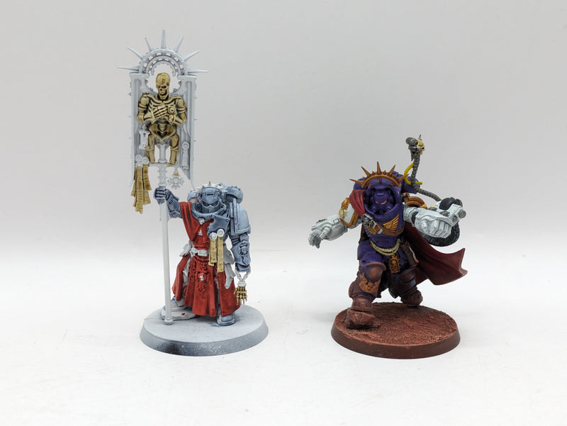 Warhammer 40k: Space Marine Gravis Captain and Bladeguard Ancient (AW078)