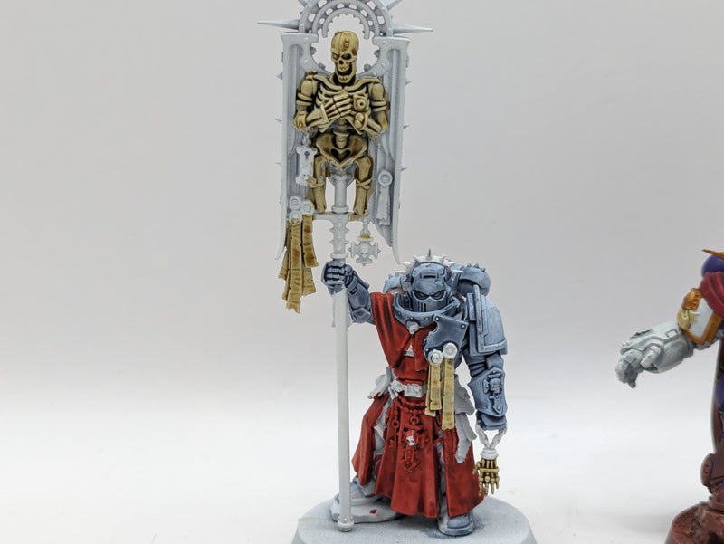 Warhammer 40k: Space Marine Gravis Captain and Bladeguard Ancient (AW078)