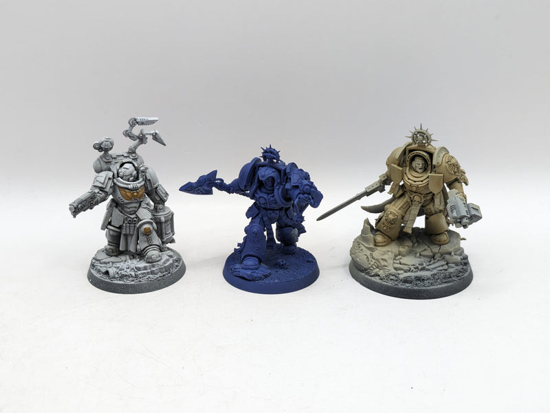 Warhammer 40k: Space Marine Leviathan Terminator Captain, Librarian and Biologis (AI144)
