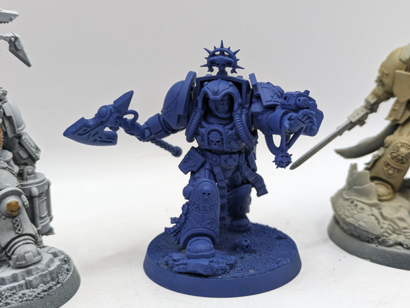 Warhammer 40k: Space Marine Leviathan Terminator Captain, Librarian and Biologis (AI144)