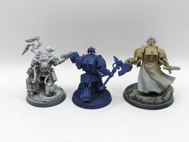 Warhammer 40k: Space Marine Leviathan Terminator Captain, Librarian and Biologis (AI144)