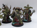 Warhammer 40k: Chaos Space Marine Death Guard Biologus Putrifier and Plague Marines (AZ238)