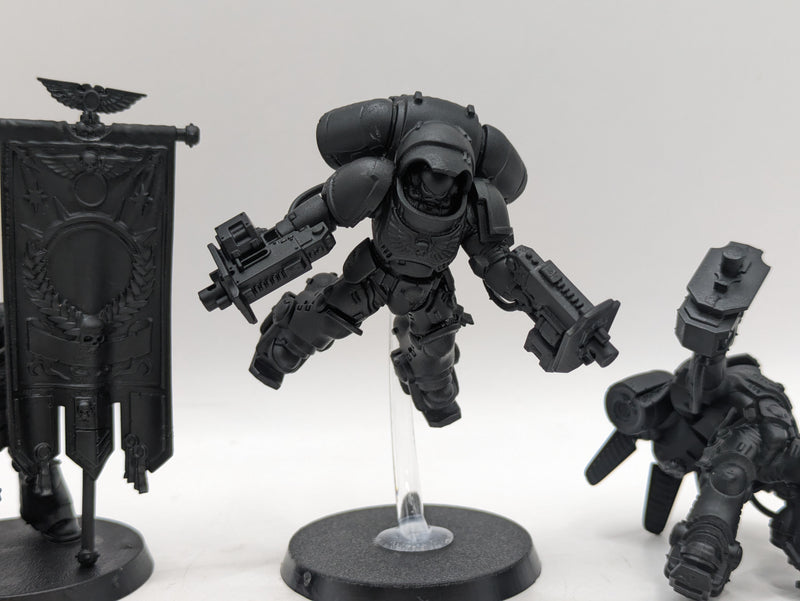 Warhammer 40k: Space Marine Dark Imperium Gravis Captain, Inceptors and Ancient (BA101)