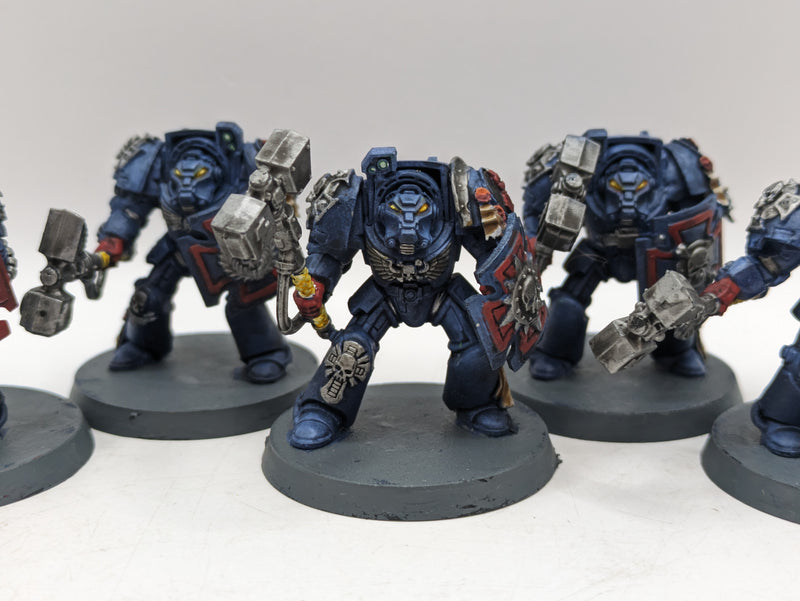 Warhammer 40k: Space Marine Crimson Fists Assault Terminators (AO017)