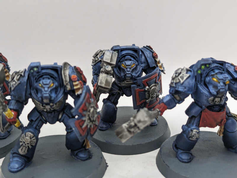 Warhammer 40k: Space Marine Crimson Fists Assault Terminators (AO017)