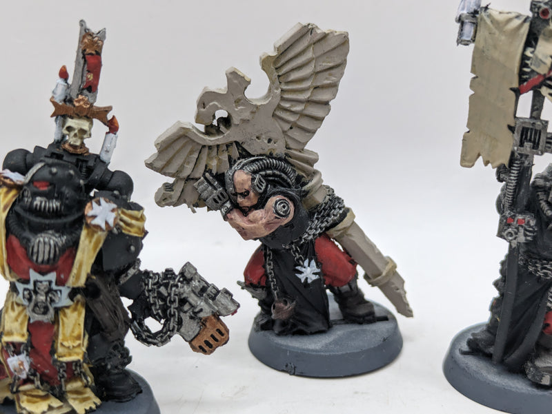 Warhammer 40k: Space Marine Black Templars Finecast Chaplain Grimaldus (AA094)