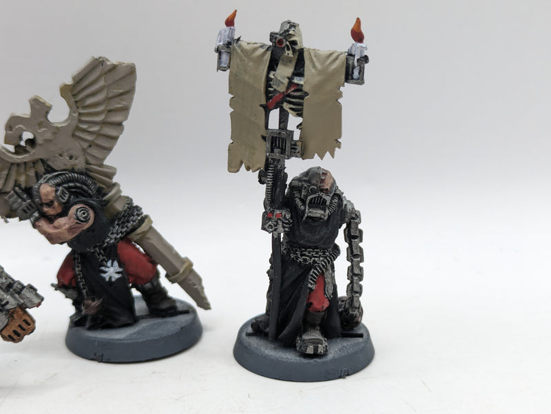 Warhammer 40k: Space Marine Black Templars Finecast Chaplain Grimaldus (AA094)