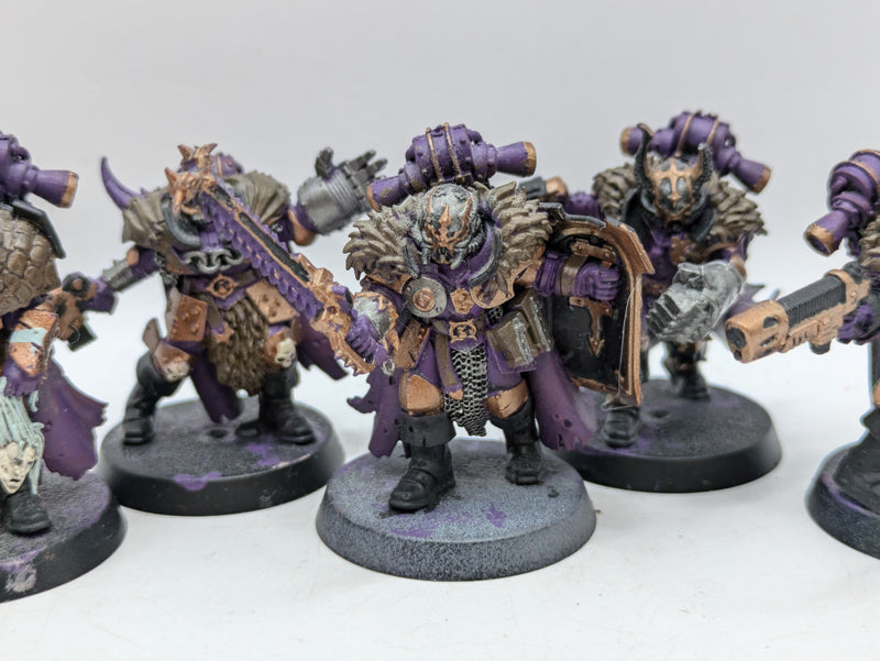Warhammer 40k: Chaos Space Marines Converted Chosen and Terminator Lord (AA007)