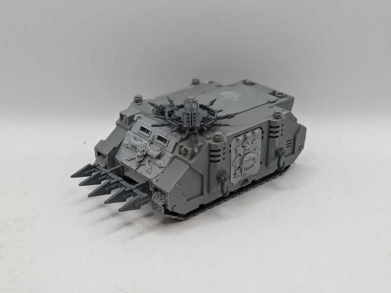 Warhammer 40k: Chaos Space Marine World Eaters Rhino with Upgrades (AU092)