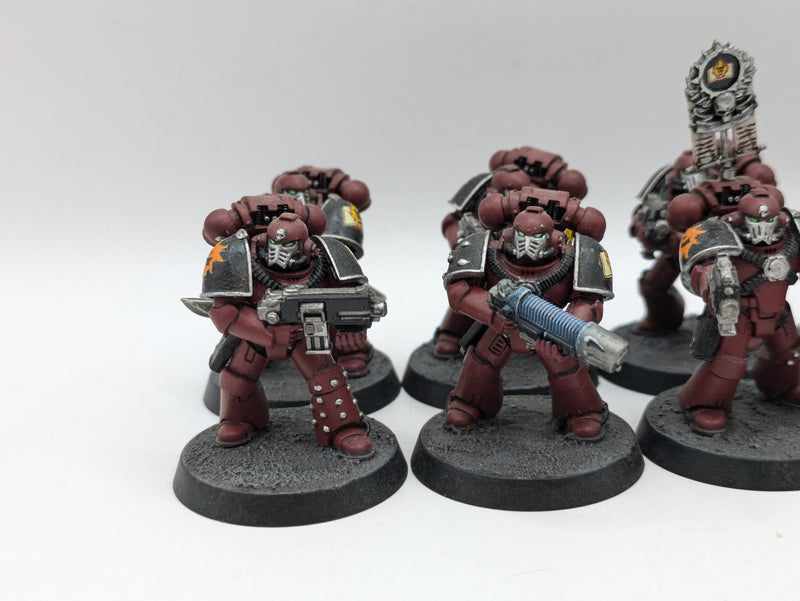 Warhammer The Horus Heresy: Space Marine Word Bearers MKVI Marines - Well Painted (AD022)