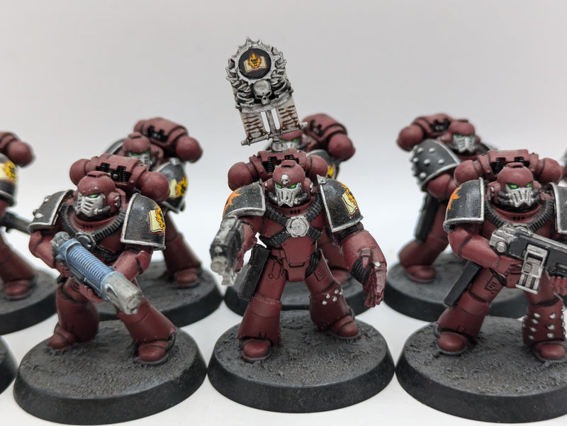 Warhammer The Horus Heresy: Space Marine Word Bearers MKVI Marines - Well Painted (AD022)