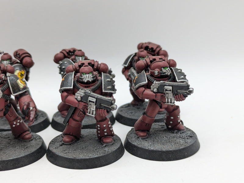 Warhammer The Horus Heresy: Space Marine Word Bearers MKVI Marines - Well Painted (AD022)