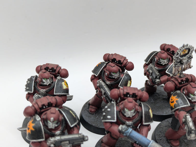 Warhammer The Horus Heresy: Space Marine Word Bearers MKVI Marines - Well Painted (AD022)