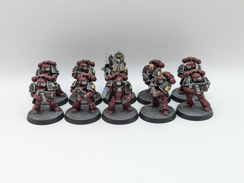 Warhammer The Horus Heresy: Space Marine Word Bearers MKVI Marines - Well Painted (AT148)