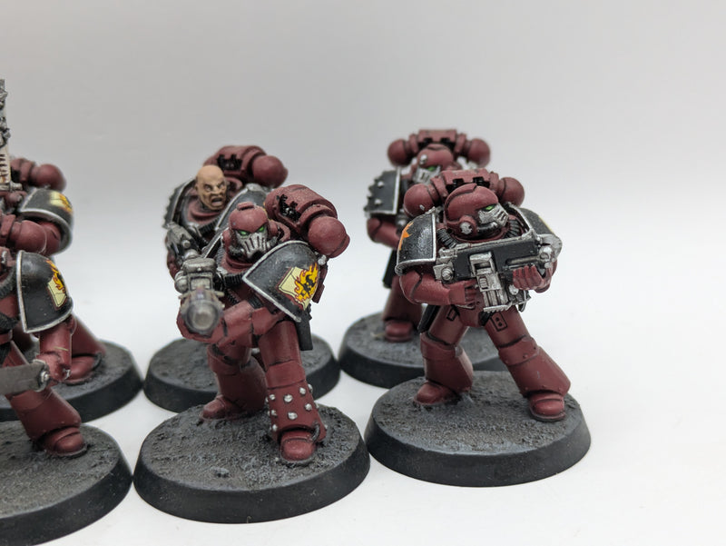 Warhammer The Horus Heresy: Space Marine Word Bearers MKVI Marines - Well Painted (AT148)