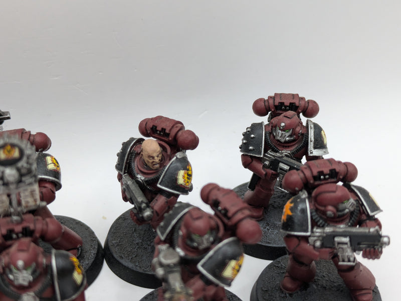 Warhammer The Horus Heresy: Space Marine Word Bearers MKVI Marines - Well Painted (AT148)