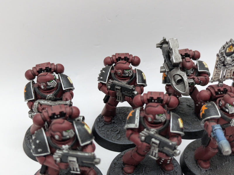 Warhammer The Horus Heresy: Space Marine Word Bearers MKVI Marines - Well Painted (AT148)