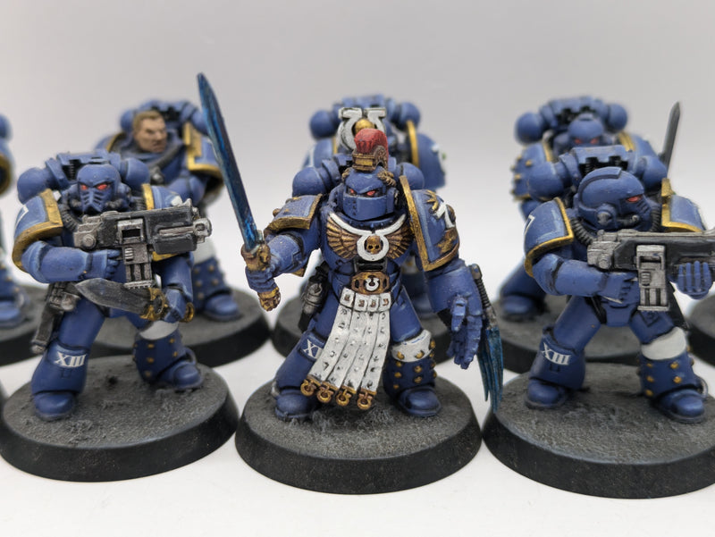 Warhammer The Horus Heresy: Space Marine Ultramarines MKVI Marines - Well Painted (AZ084)