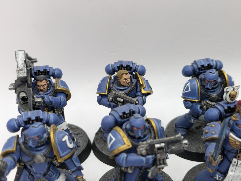 Warhammer The Horus Heresy: Space Marine Ultramarines MKVI Marines - Well Painted (AZ084)