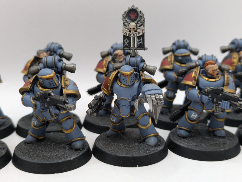 Warhammer The Horus Heresy: Space Marine Space Wolves MKIII Marines - Well Painted (AI045)