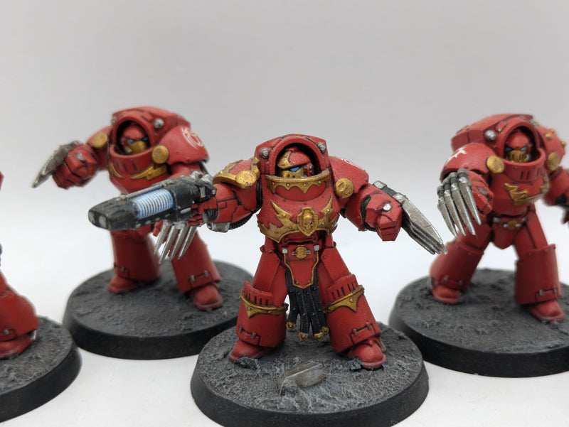 Warhammer The Horus Heresy: Space Marine Thousand Sons Tartaros Terminators - Well Painted (AJ041)