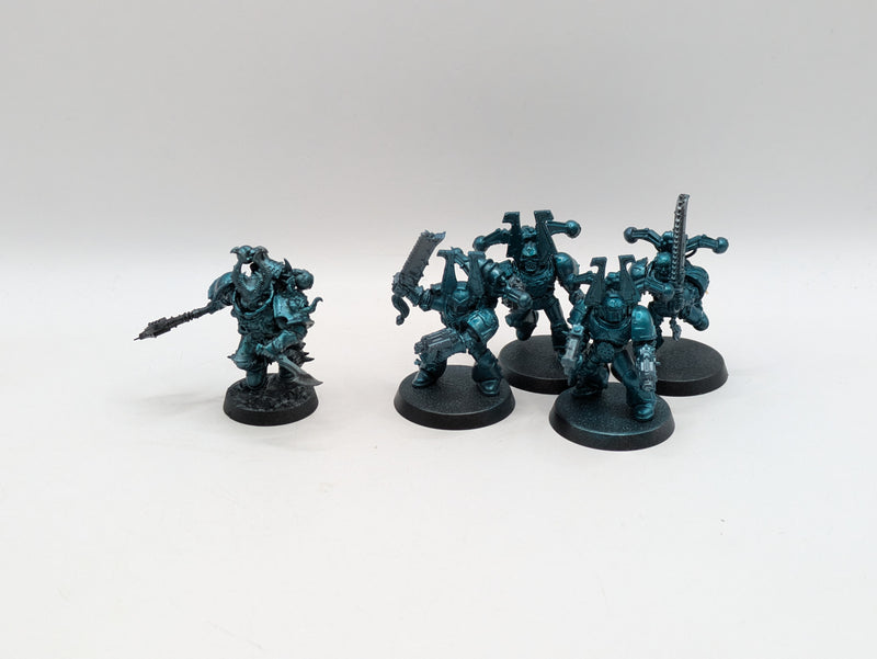 Warhammer 40k: Chaos Space Marines Alpha Legion Exalted Champion and Khorne Berzerkers (AL001)