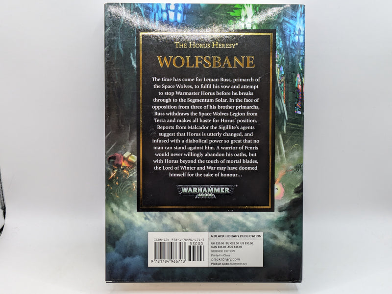 Games Workshop Black Library Horus Heresy Wolfsbane HB - Guy Haley (AS340)