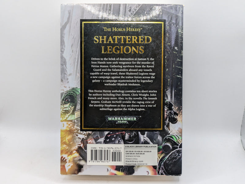 Games Workshop Black Library Horus Heresy Shattered Legions HB - Laurie Goulding (AS336)