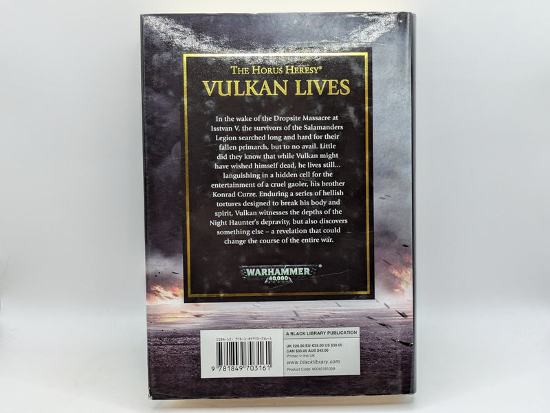 Games Workshop Black Library Horus Heresy Vulkan Lives HB - Nick Kyme (AS333)