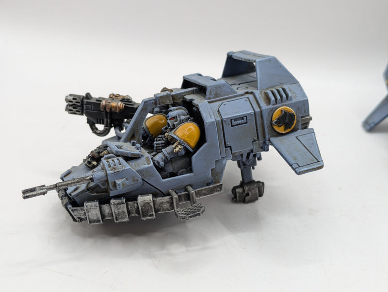 Warhammer 40k: Space Marine Space Wolves Land Speeders (AJ047)