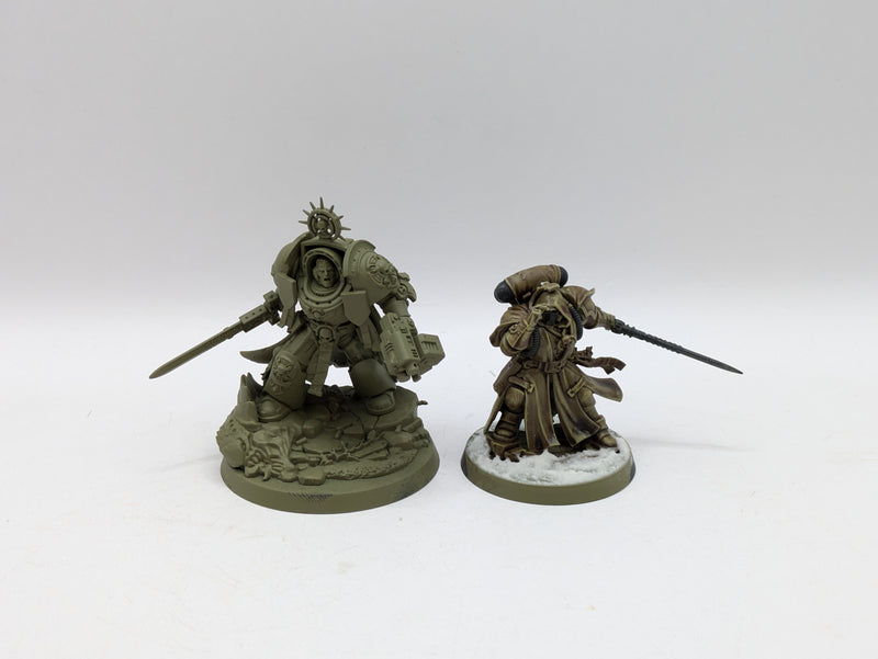 Warhammer 40k: Space Marine Terminator Captain and Phobos Librarian (AJ030)