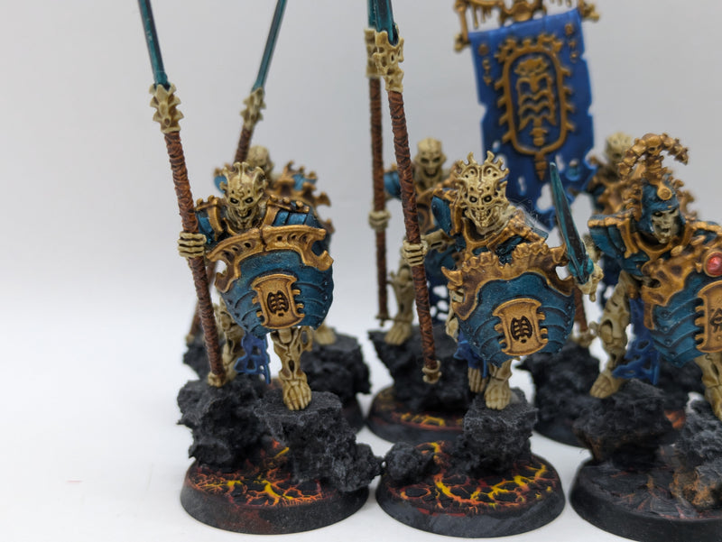 Warhammer Age of Sigmar: Ossiarch Bonereapers Mortek Guard - Well Painted (AT001)