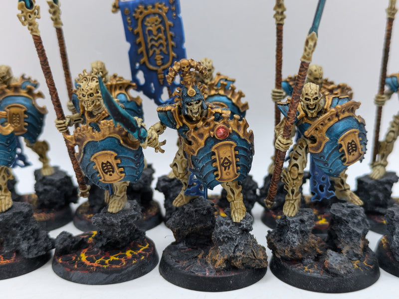 Warhammer Age of Sigmar: Ossiarch Bonereapers Mortek Guard - Well Painted (AT001)