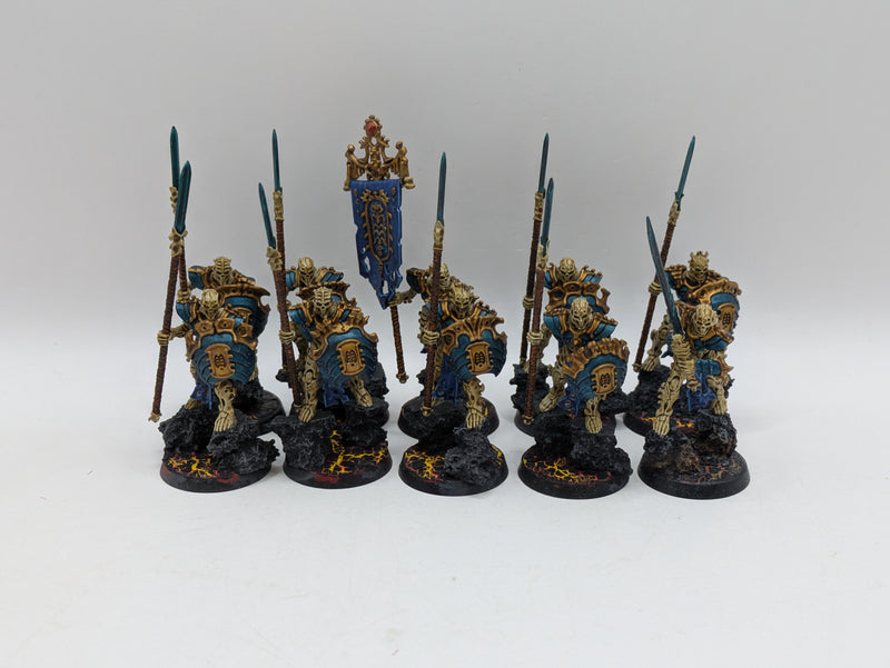 Warhammer Age of Sigmar: Ossiarch Bonereapers Mortek Guard - Well Painted (BC046)
