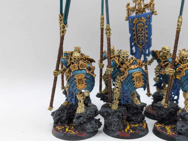 Warhammer Age of Sigmar: Ossiarch Bonereapers Mortek Guard - Well Painted (BC046)