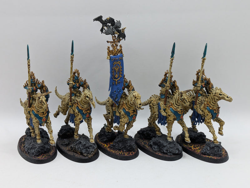 Warhammer Age of Sigmar: Ossiarch Bonereapers Kavalos Deathriders - Well Painted (AX081)