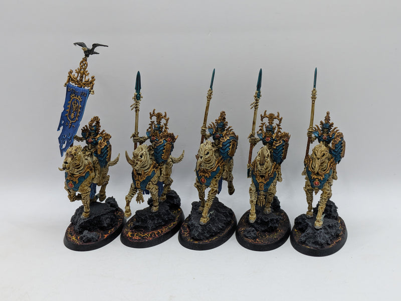 Warhammer Age of Sigmar: Ossiarch Bonereapers Kavalos Deathriders - Well Painted (BF056)