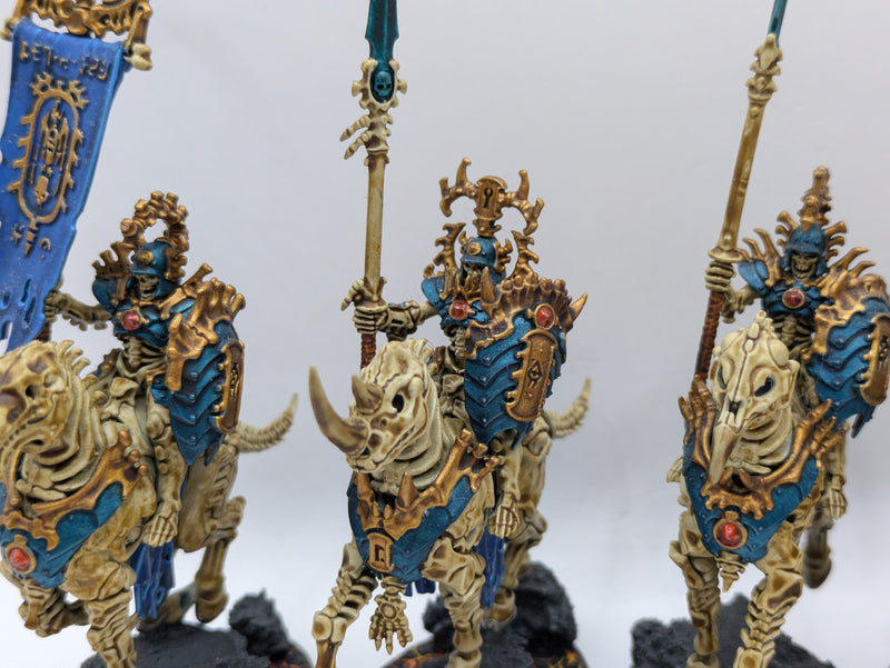 Warhammer Age of Sigmar: Ossiarch Bonereapers Kavalos Deathriders - Well Painted (BF056)