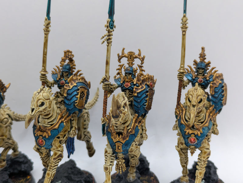 Warhammer Age of Sigmar: Ossiarch Bonereapers Kavalos Deathriders - Well Painted (BF056)