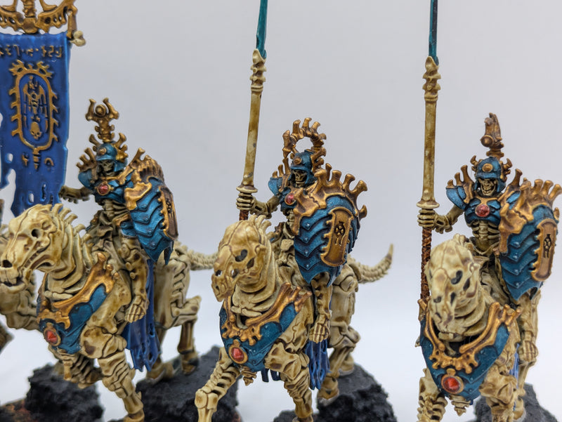 Warhammer Age of Sigmar: Ossiarch Bonereapers Kavalos Deathriders - Well Painted (BF017)