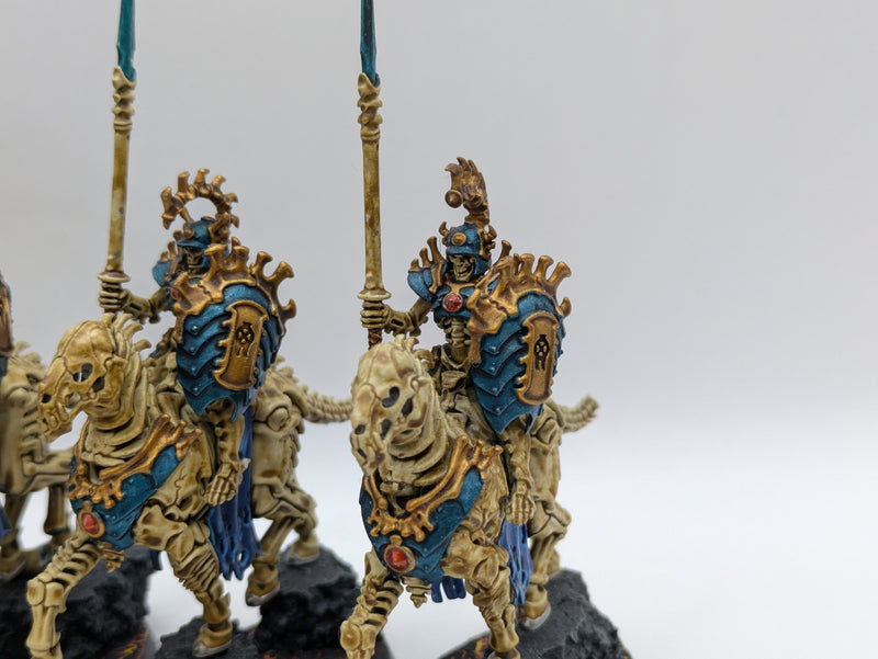 Warhammer Age of Sigmar: Ossiarch Bonereapers Kavalos Deathriders - Well Painted (BF017)